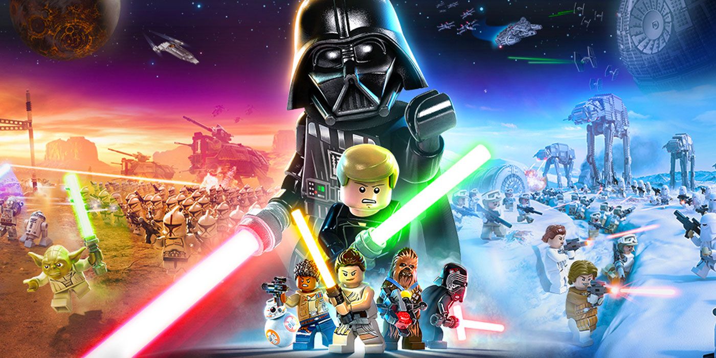 LEGO Star Wars Skywalker Saga Art Combines Three Trilogies in One Game