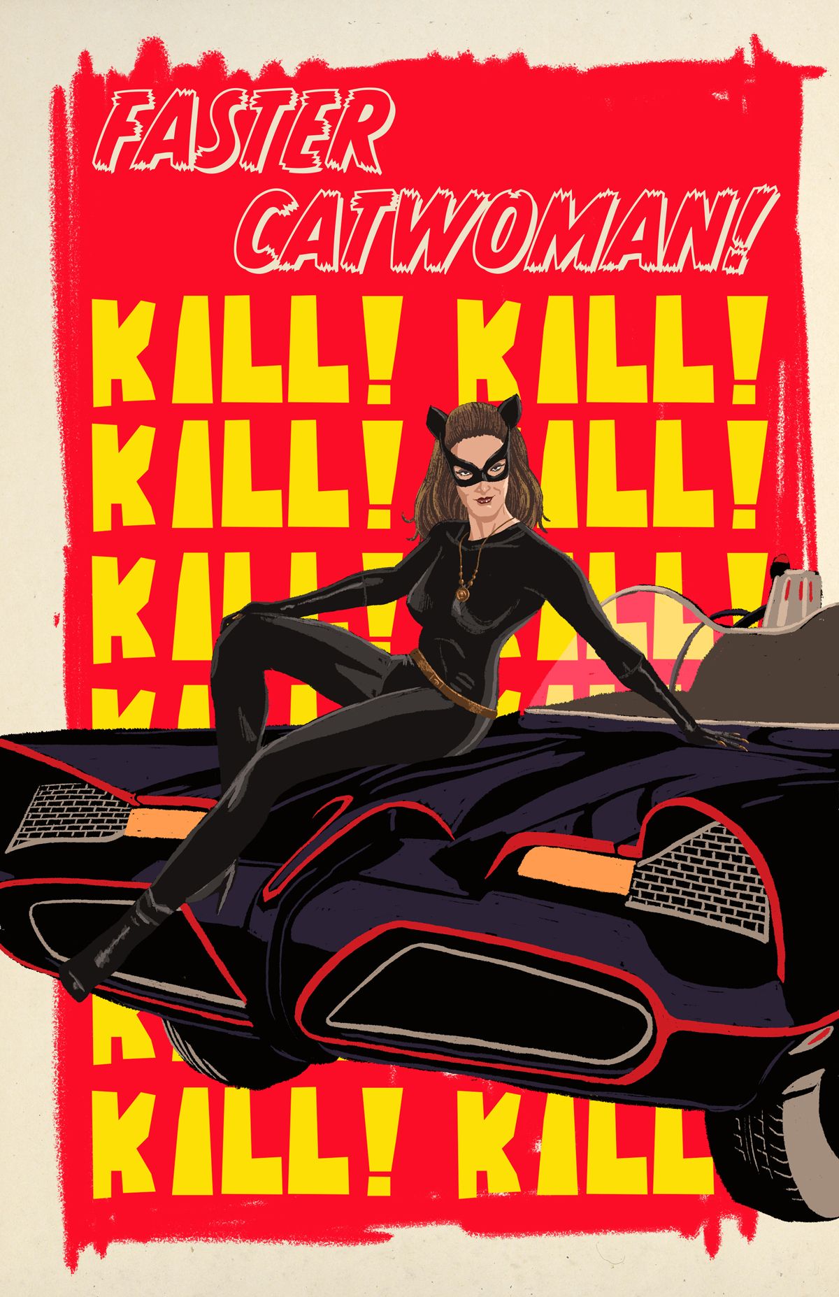 Line it is Drawn Catwoman Through the Decades