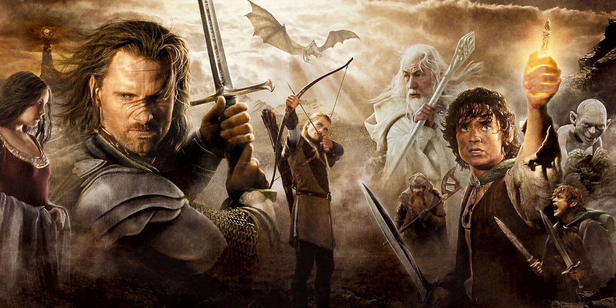 The poster for Lord of the Rings: Return of the King