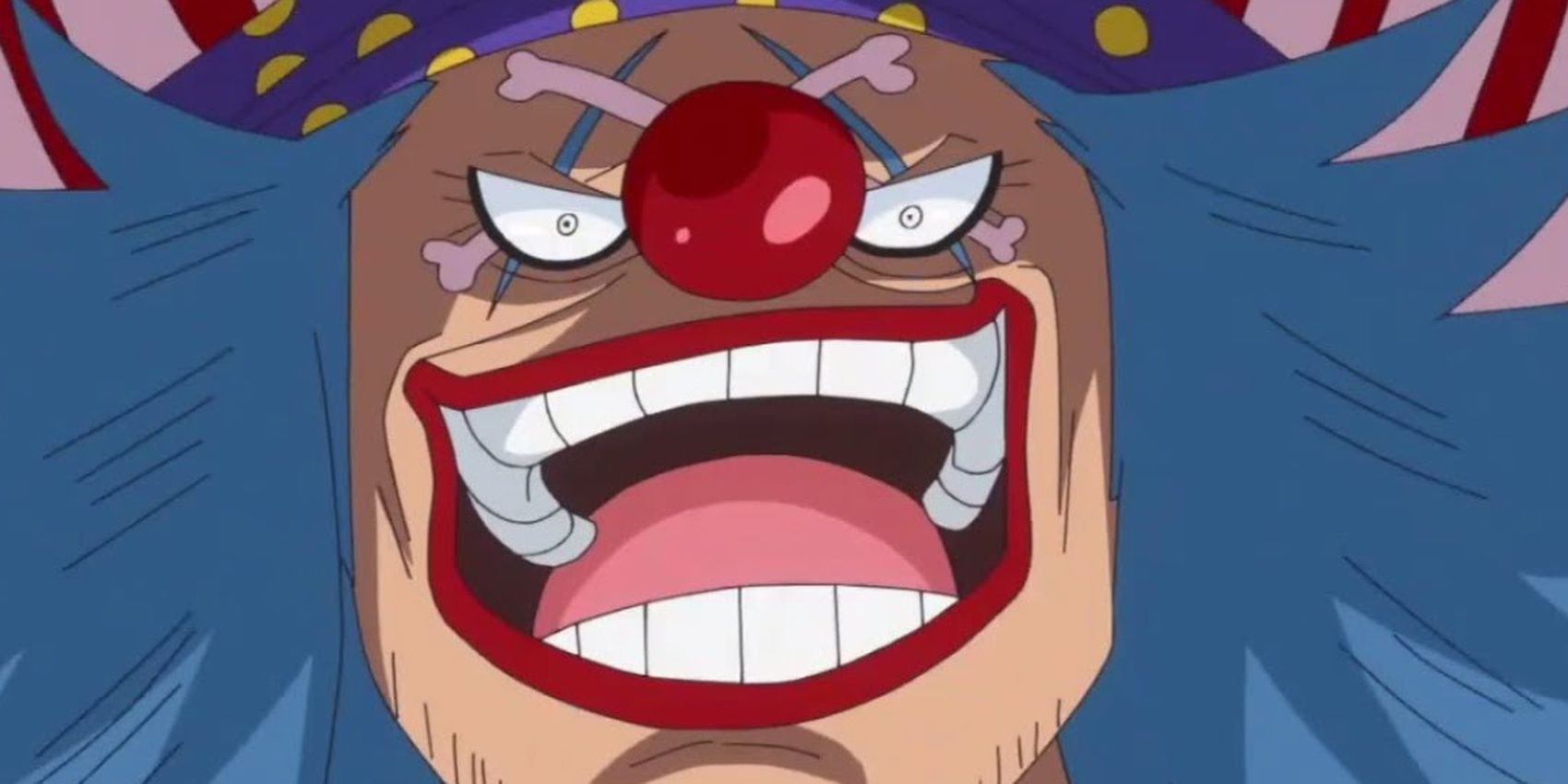 buggy the clown from the one piece anime