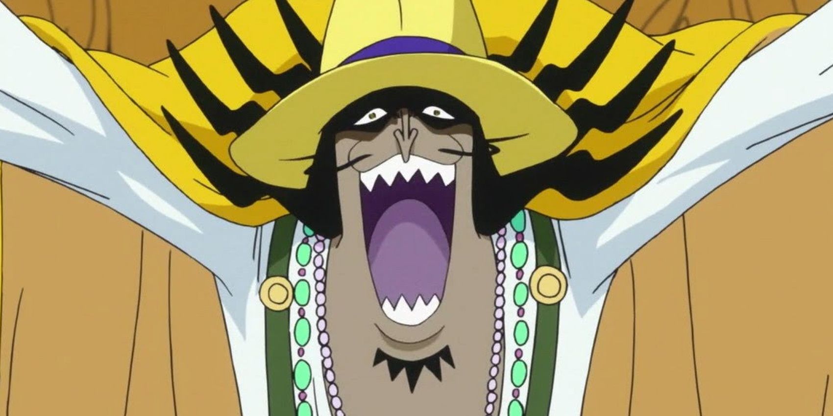 Vander Decken laughing in One Piece.