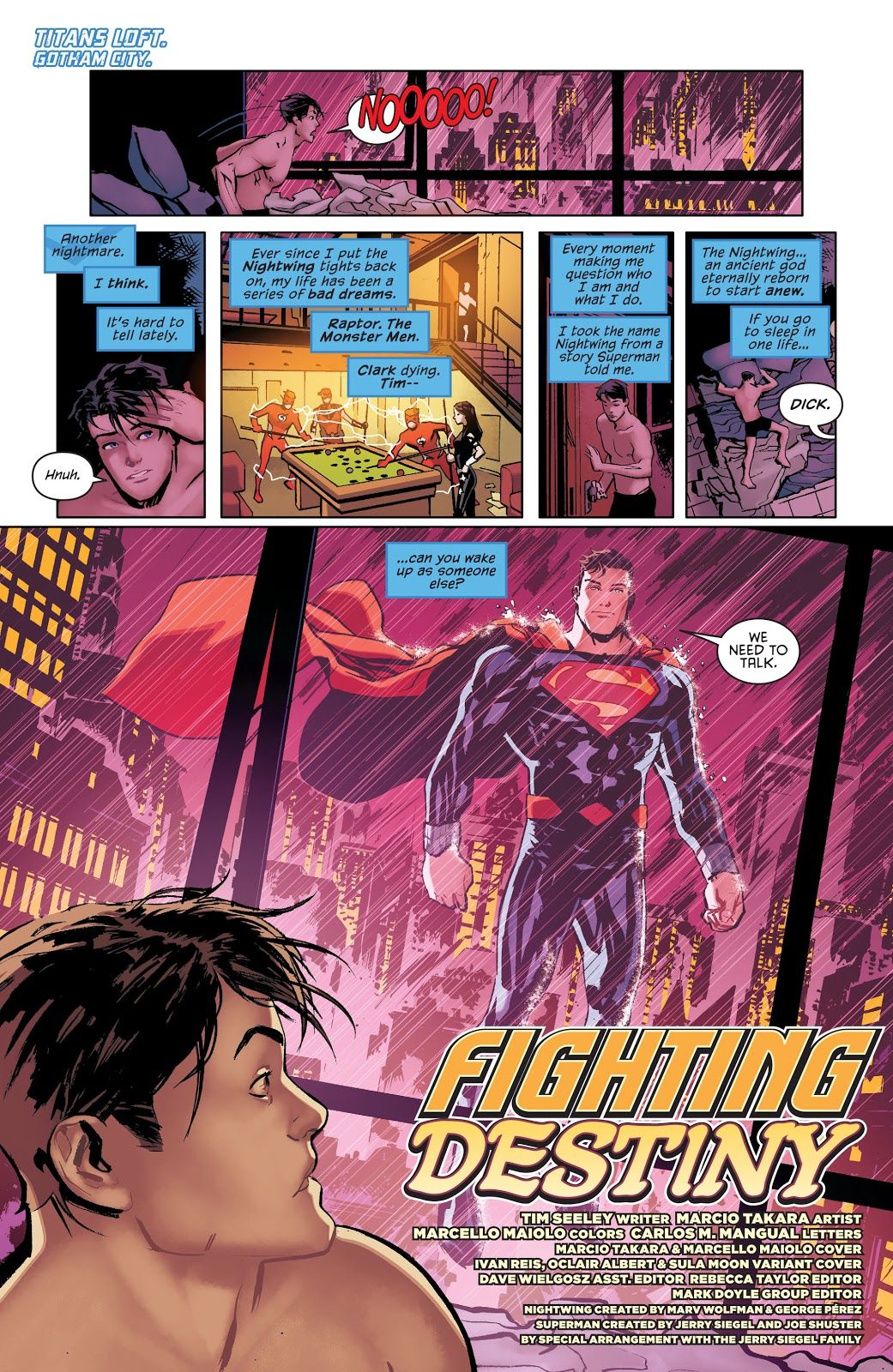 How Did Superman Inspire Nightwing's Superhero Identity?