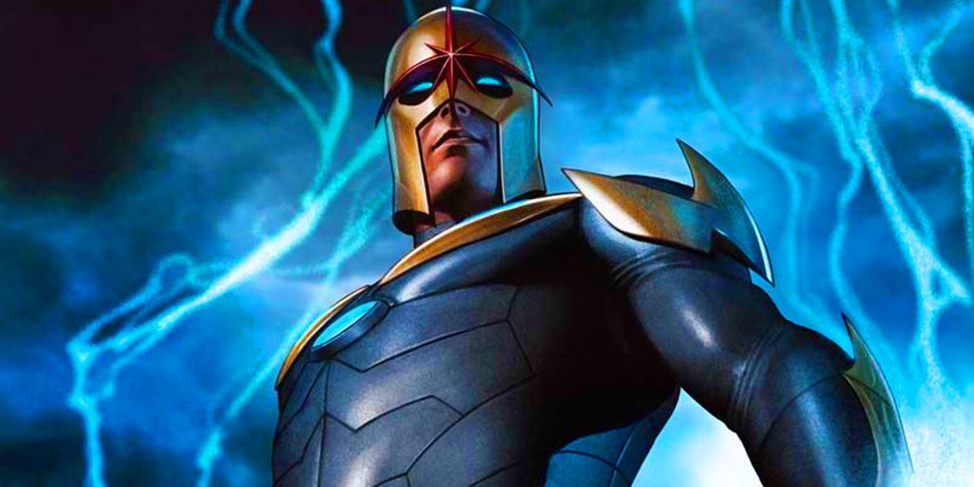 A feature of the Marvel superhero Richard Rider/Nova.