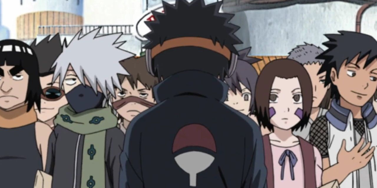 Obito Kakashi And Rin Leave Ninja Academy, Naruto Shippuden