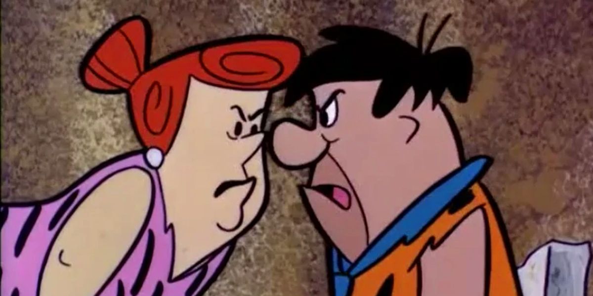 Pearl Slaghoople and Fred Flintstone