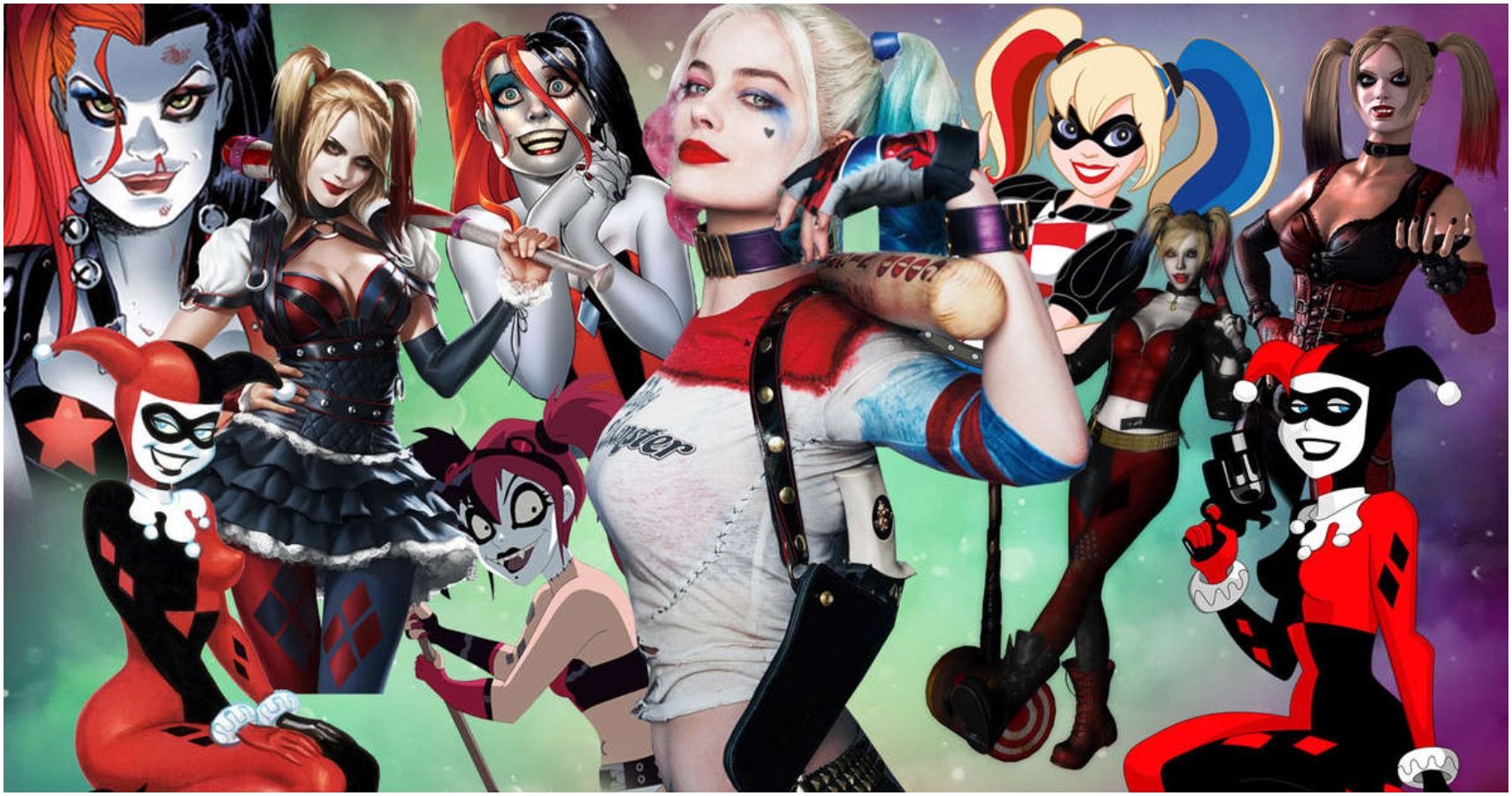 Harley Quinn Tights - DC Villains 