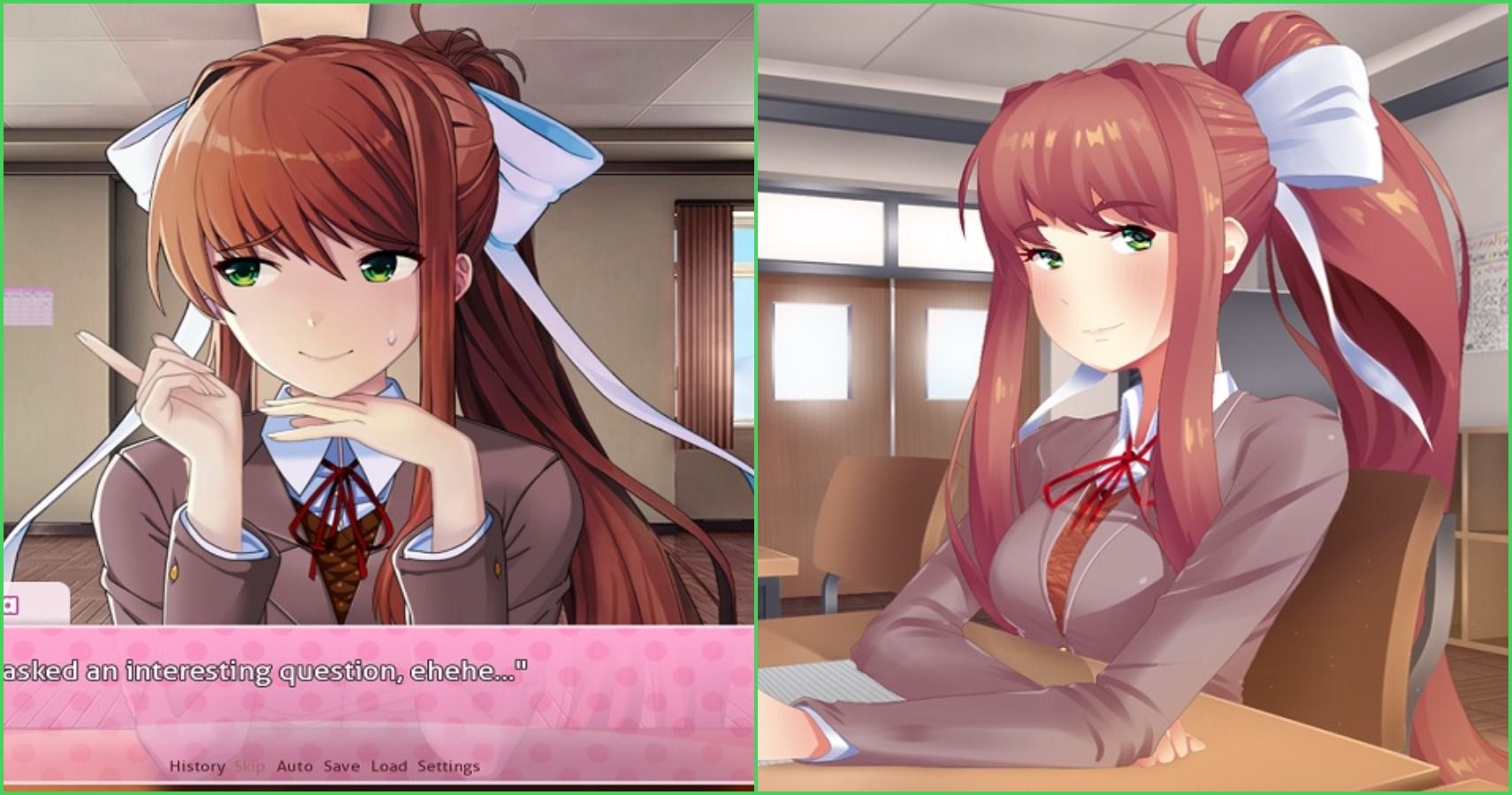 Doki Doki Literature Club Visual Novel Anime Girls Monika Doki