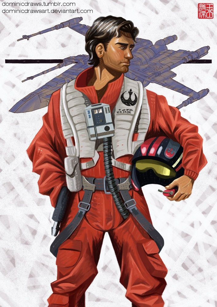 Star Wars: 10 Poe Dameron Fan Art Pieces You Need to See