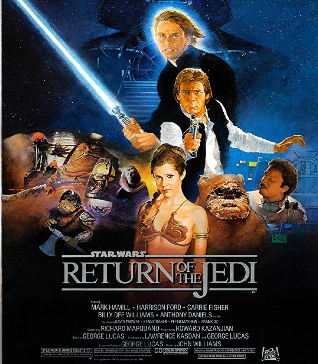 Theatrical poster for Star Wars Episode VI: Return of the Jedi