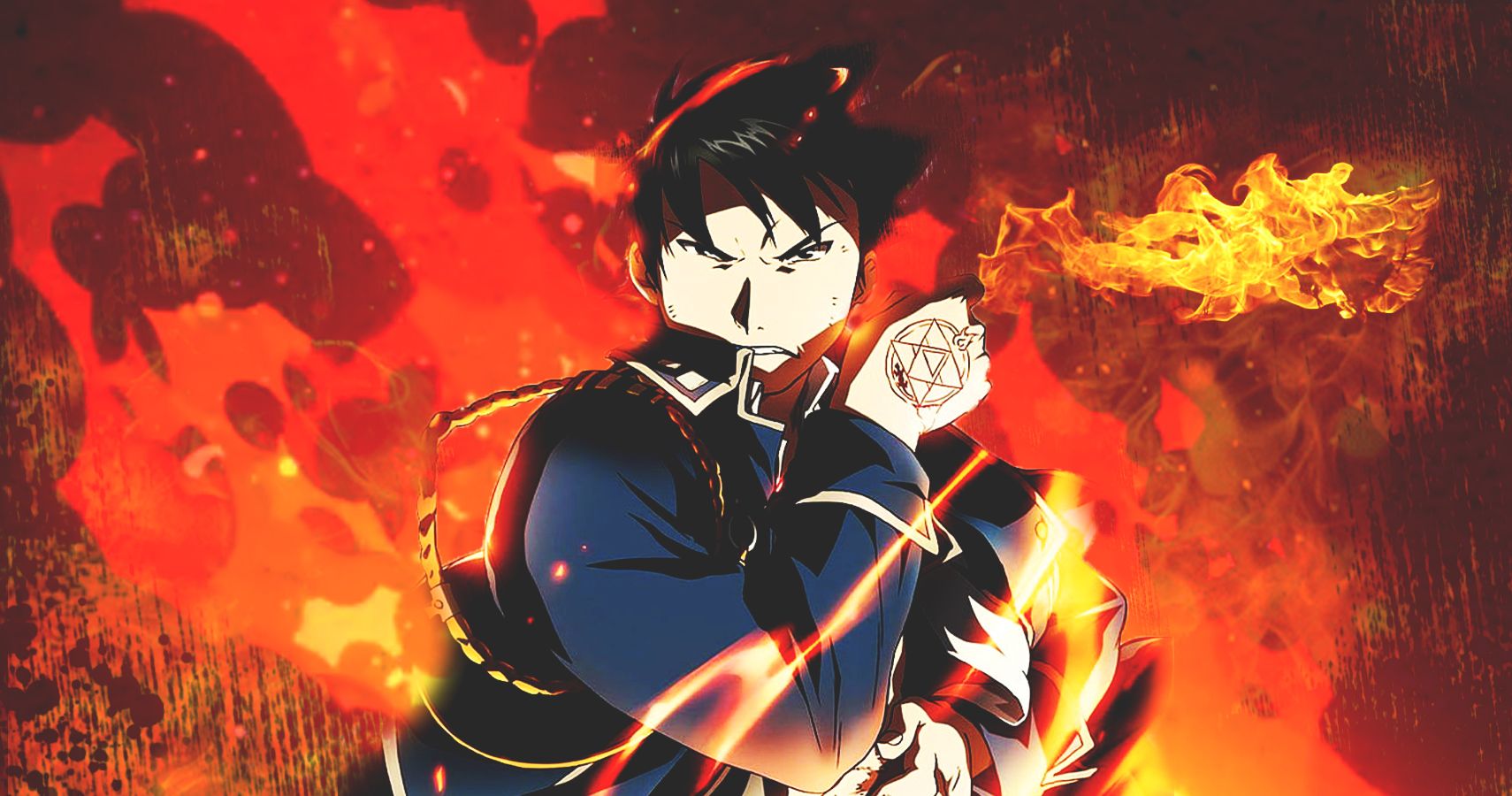 Black Flame Dragon GF Hiei anime Character Design cross - Etsy