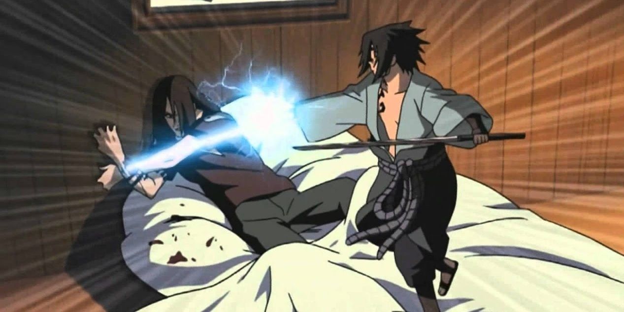 sasuke vs orochimaru