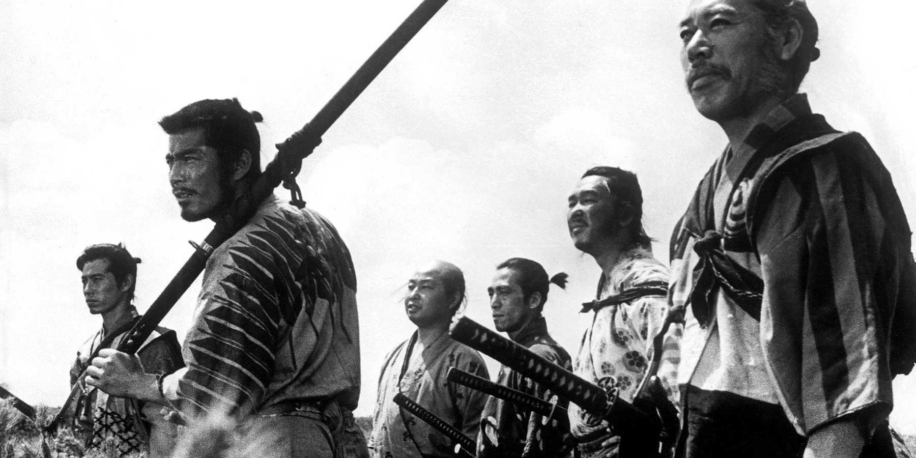 The cast of Seven Samurai