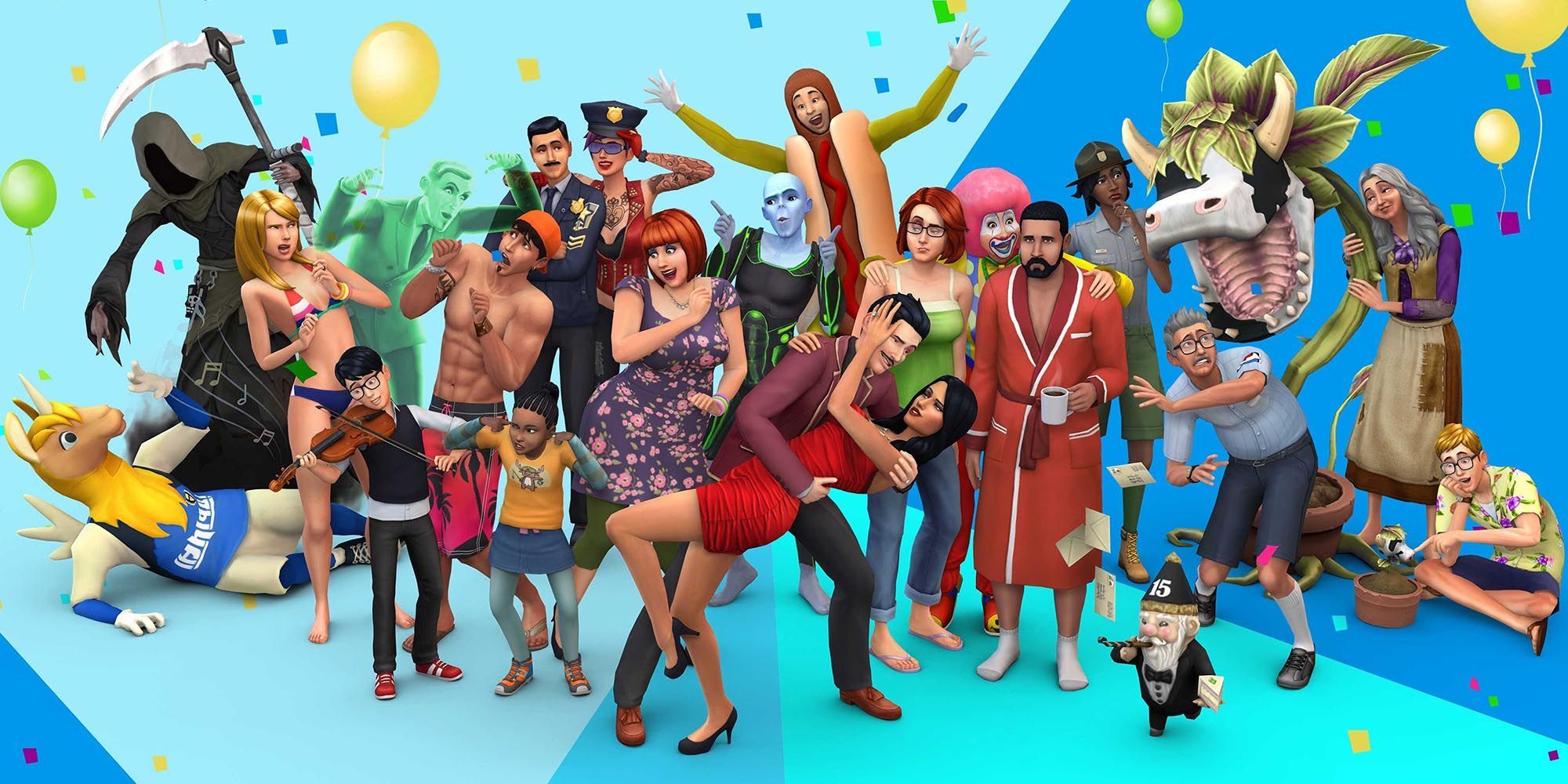 Sims 4 group photo