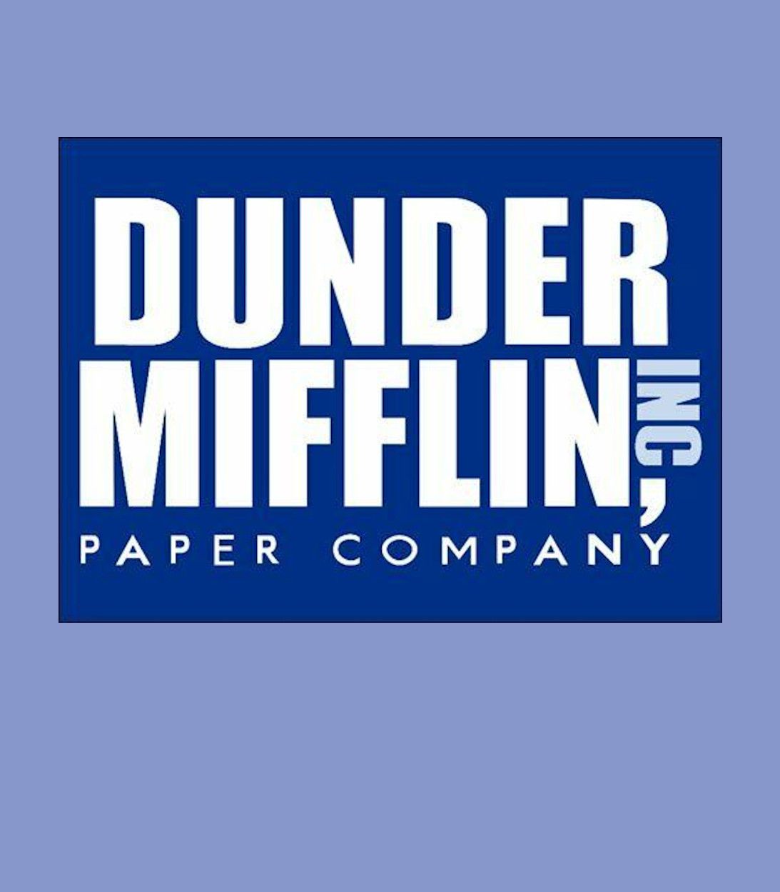 1093 The Office Dunder Mifflin logo