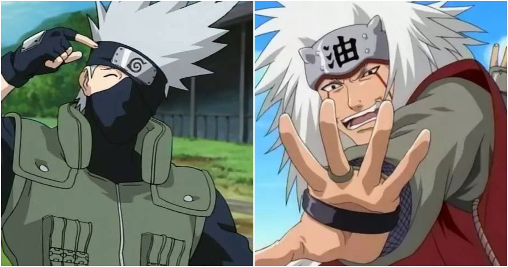 naruto and jiraiya under a tree