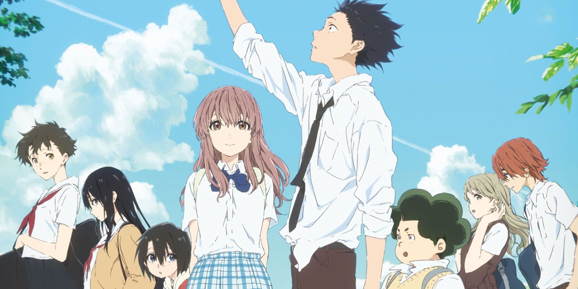 A Silent Voice characters standing together