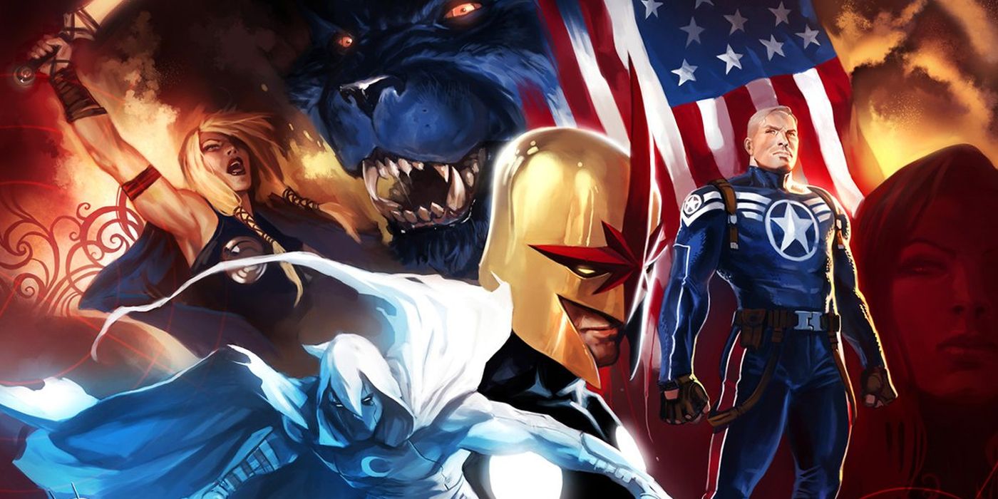 Cover artwork of the Secret Avengers in Marvel Comics
