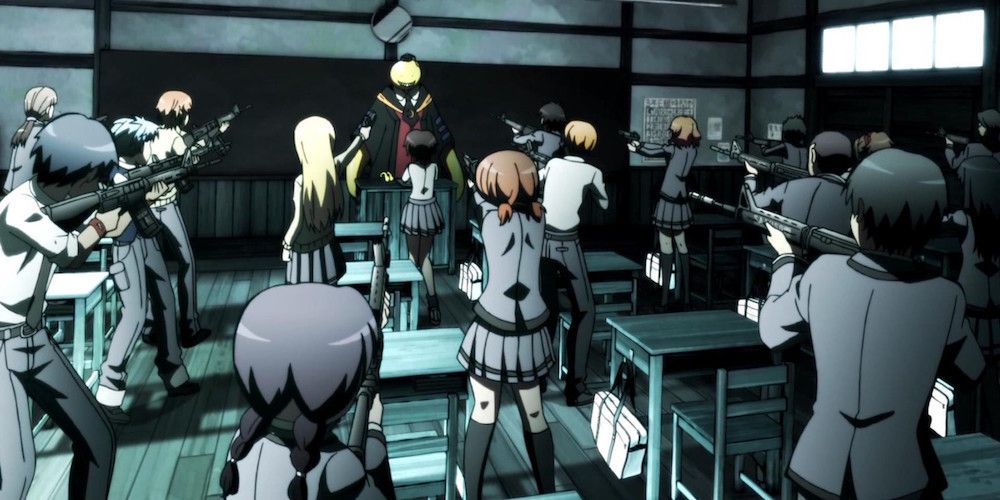 Assassination Classroom Students Trying To Kill Koro-sensei