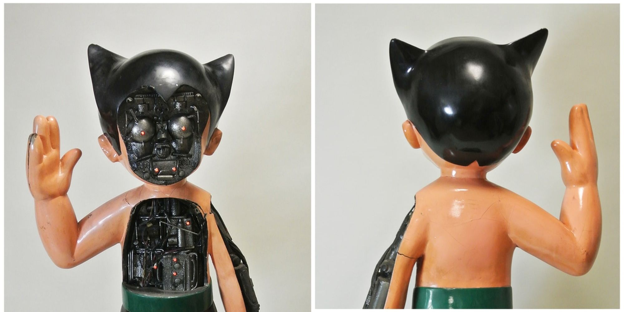 Images show the dismantled but rare Astro Boy figure