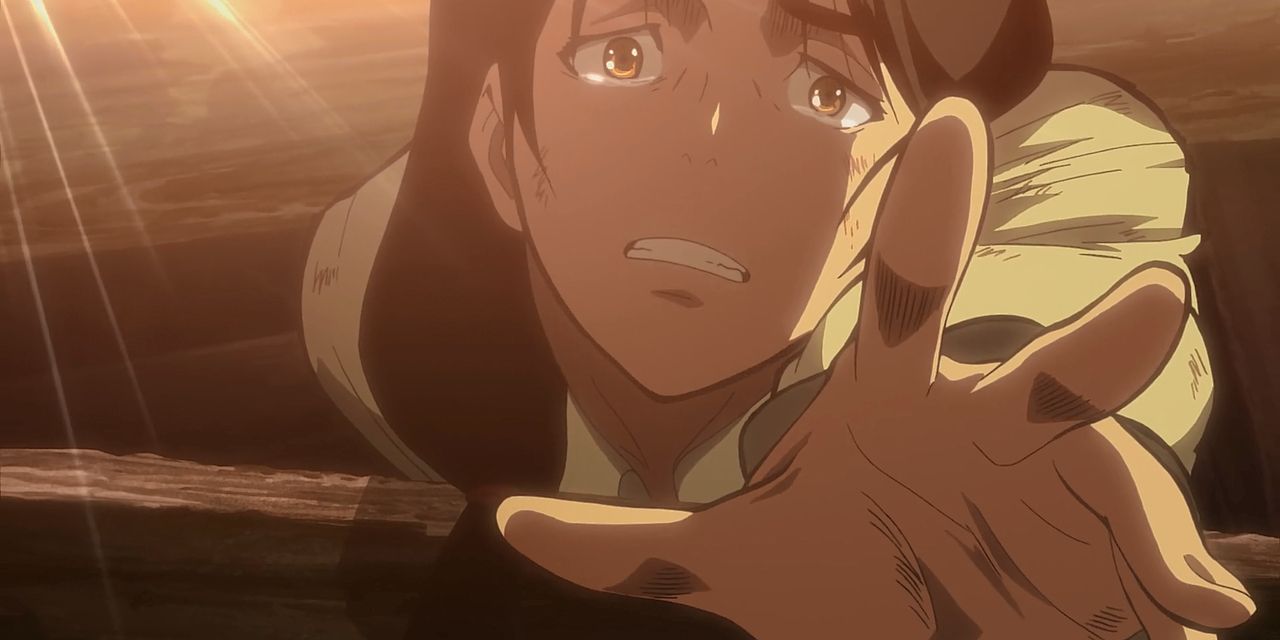 Anime Attack On Titan Eren's Mom Sad