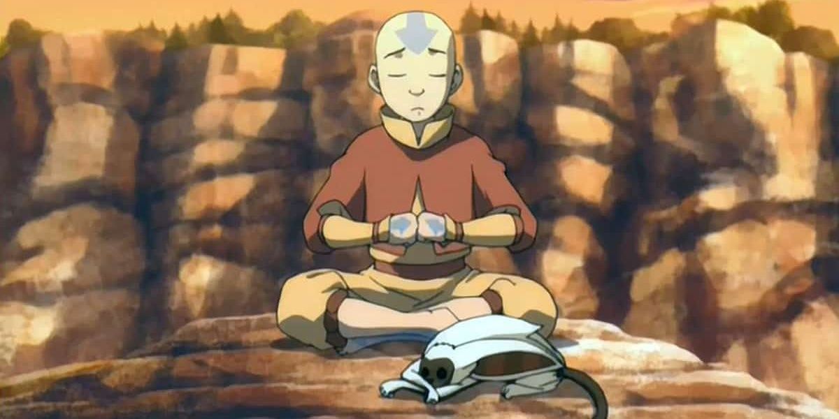 Avatar The Last Airbender Aang Meditating
