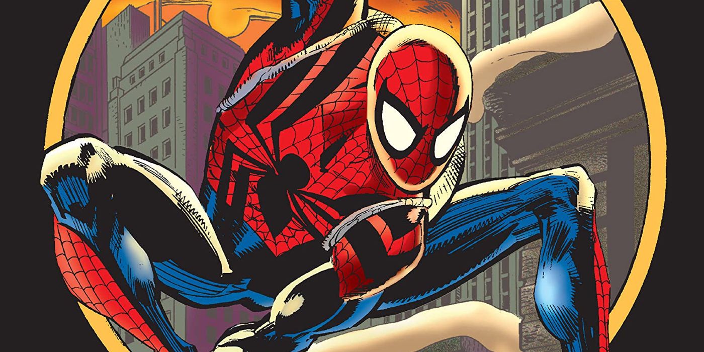 Ben Reilly in his first Spider-Man costume redesign