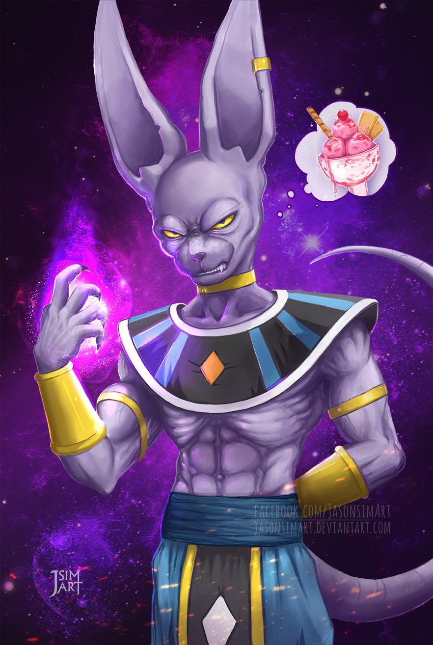 Dragon Ball: 10 Pieces Of Beerus Fan Art That Are Godly