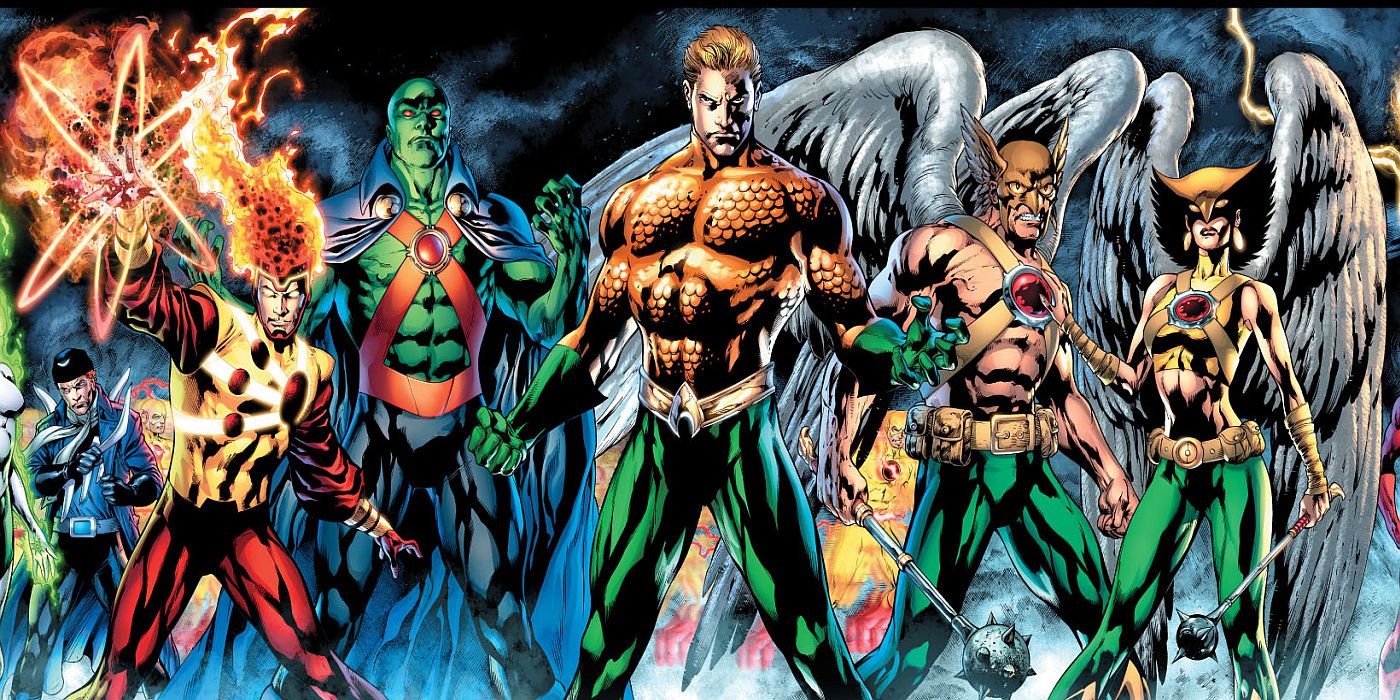 Brightest Day from DC Comics featuring Captain Boomerang, Firestorm, Martian Manhunter, Aquaman, Hawkman, and Hawkwoman