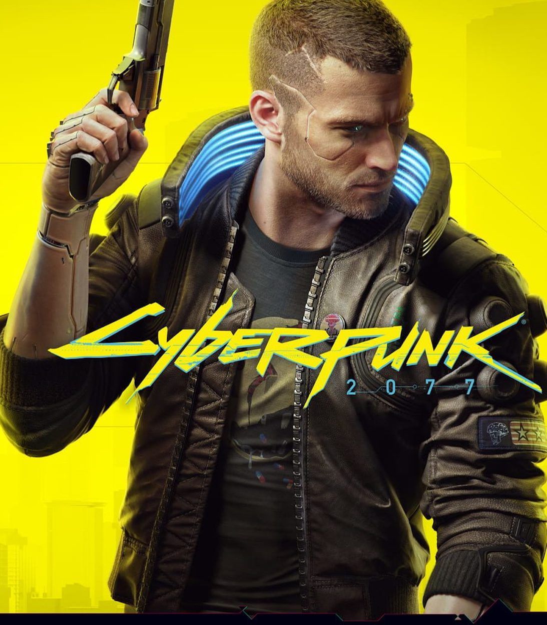 One of the cover images for CD Projekt Red's upcoming game, Cyberpunk 2077