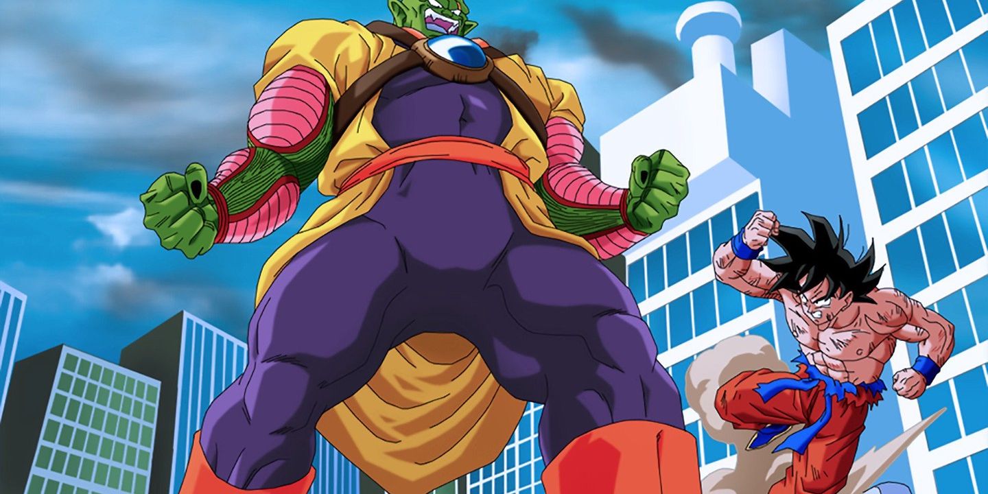 Anime DBZ Film Lord Slug Giant Lord Slug Goku