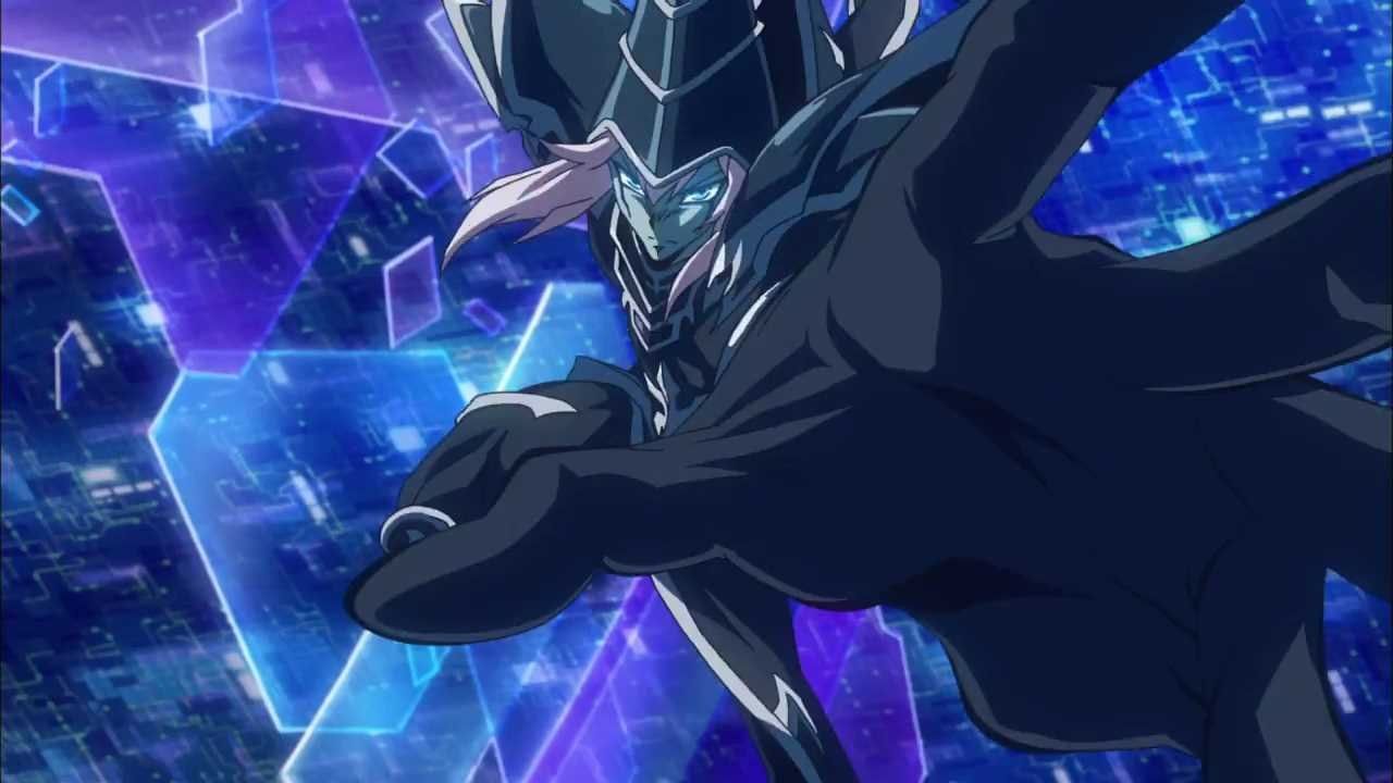 The Dark Magician from Yu-Gi-Oh