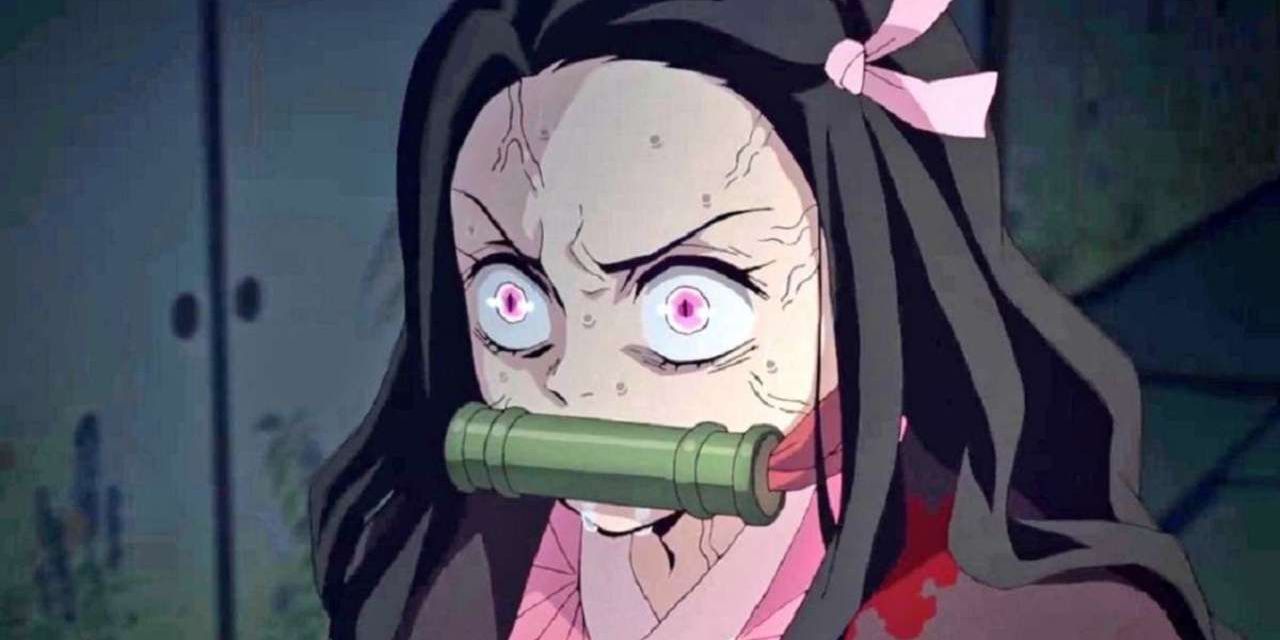 Anime Demon Slayer Nezuko Angry