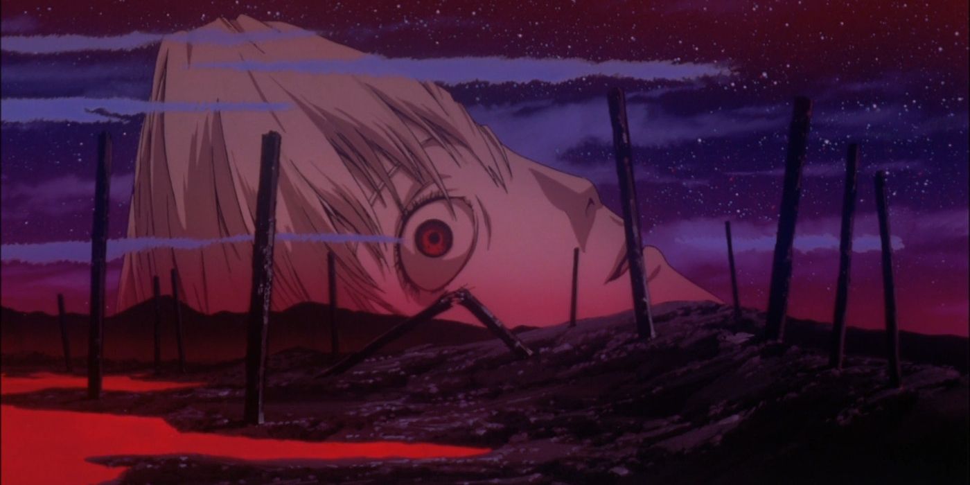 Anime End Of Evangelion Giant Rei Wreckage Apocalypse