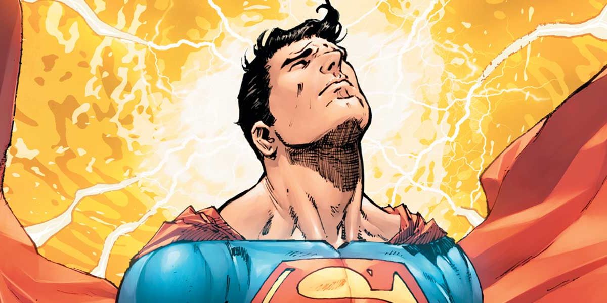 Superman looking up in Final Crisis