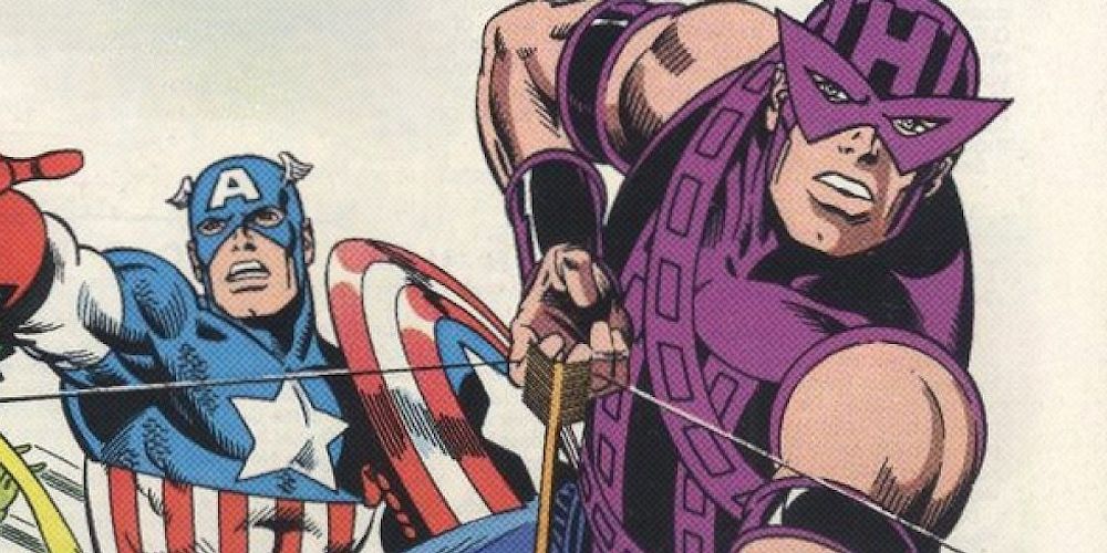 Hawkeye and Captain America teaming up
