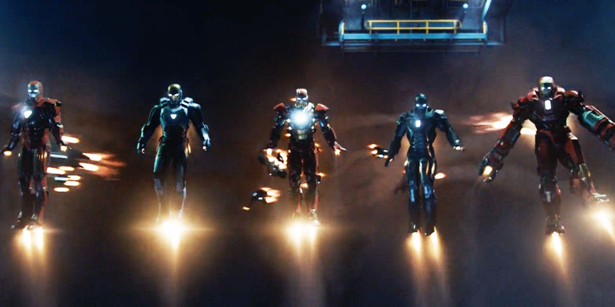 Multiple Iron Suits