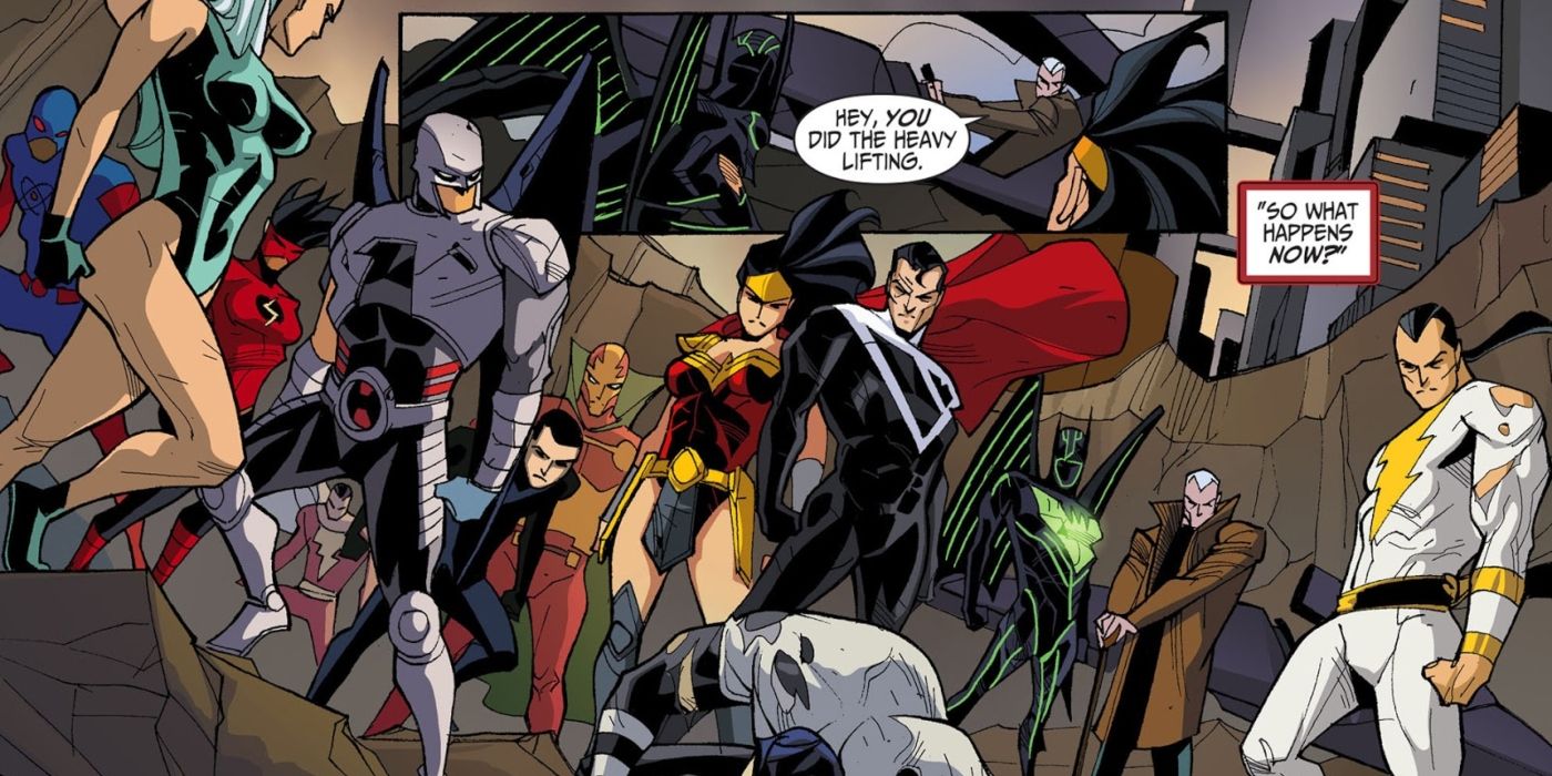 The future League was corrupted from within to become the Justice Lords