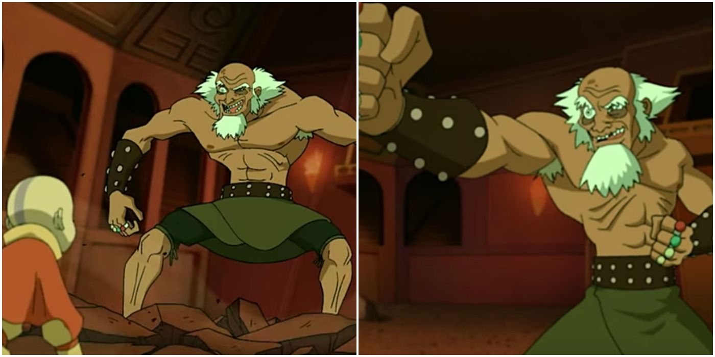King Bumi fights Aang, Avatar the Last Airbender