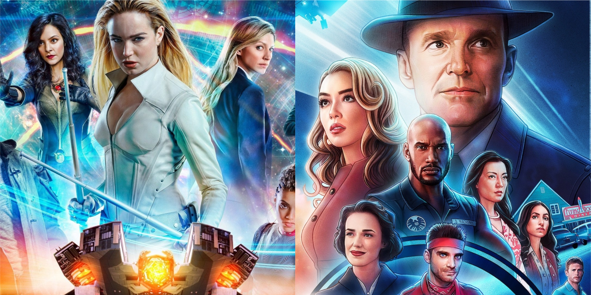Legends of Tomorrow Agents of SHIELD