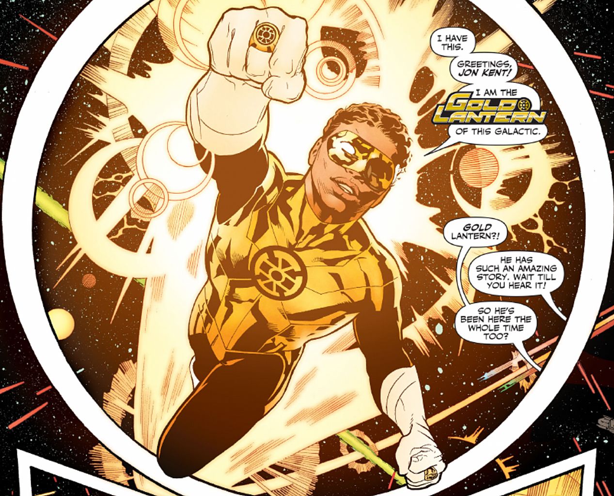 Legion of Super Heroes Gold Lantern