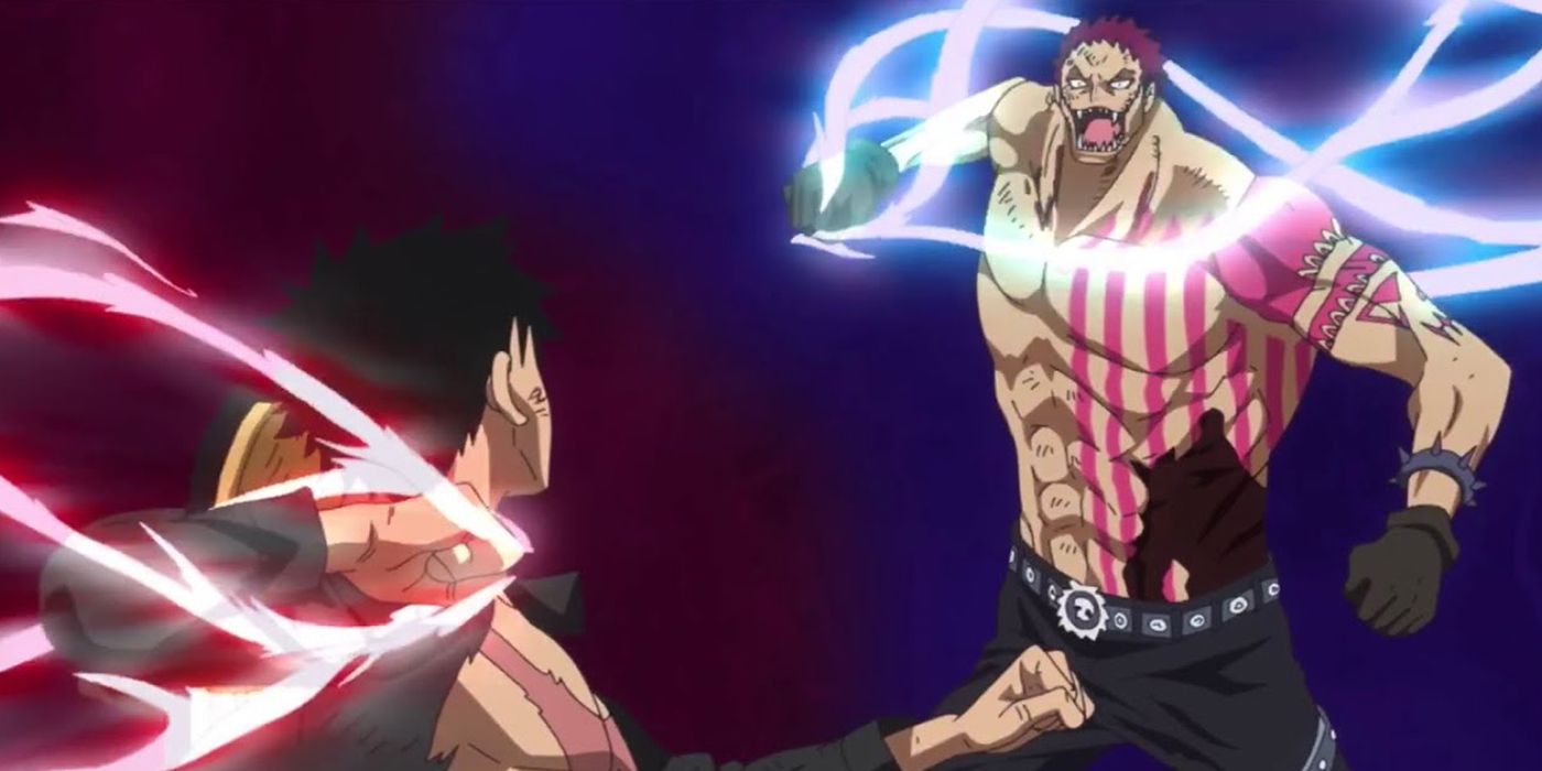 Luffy Vs Katakuri use their abilities against each other in One Piece