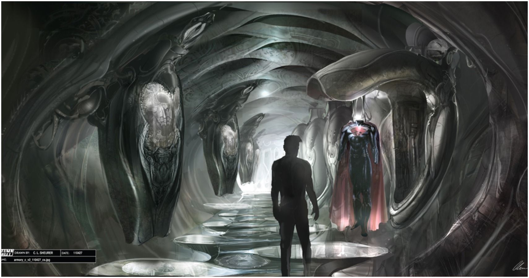 man of steel 2 batman concept art