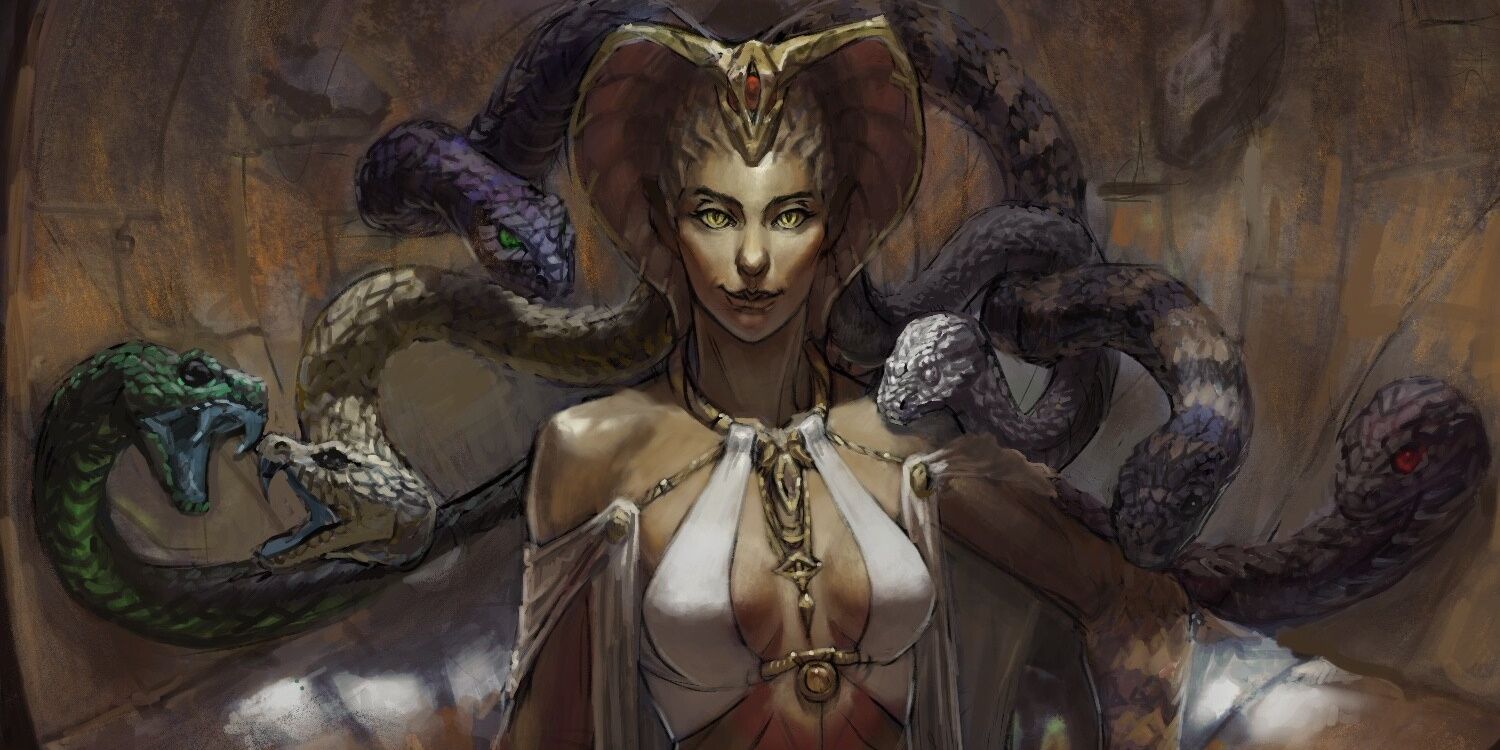 snake lady monster from dungeons and dragons