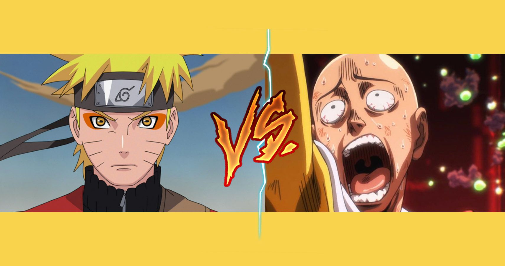 Saitama of One-Punch Man & Naruto Uzumaki of Naruto are incredibly stro...