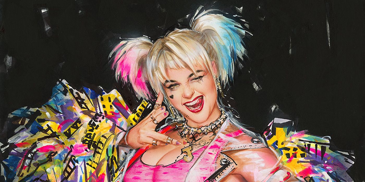Olivia de Berardinis' Original Harley Quinn Painting Joins Jim Lee