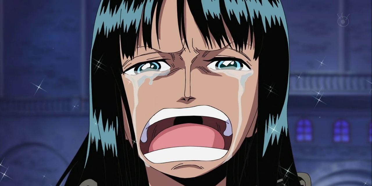 One Piece Robin Crying