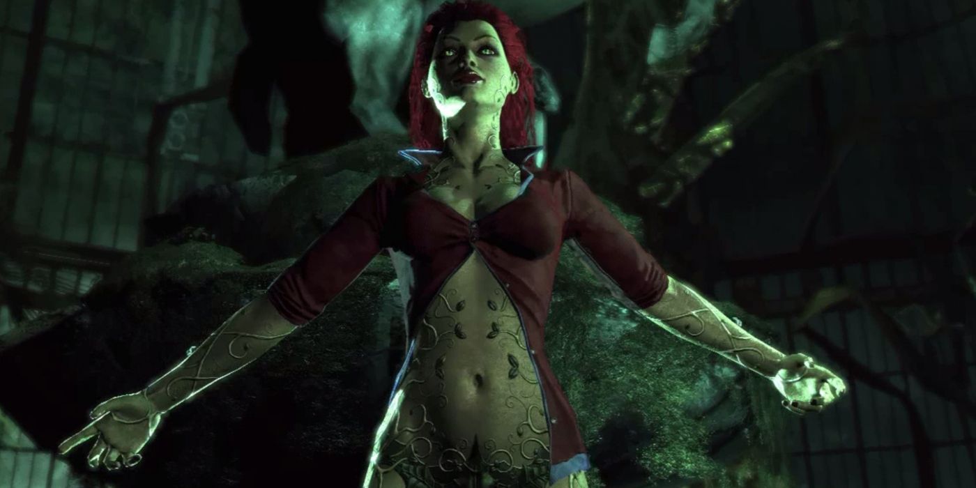 Poison Ivy in the Arkham games