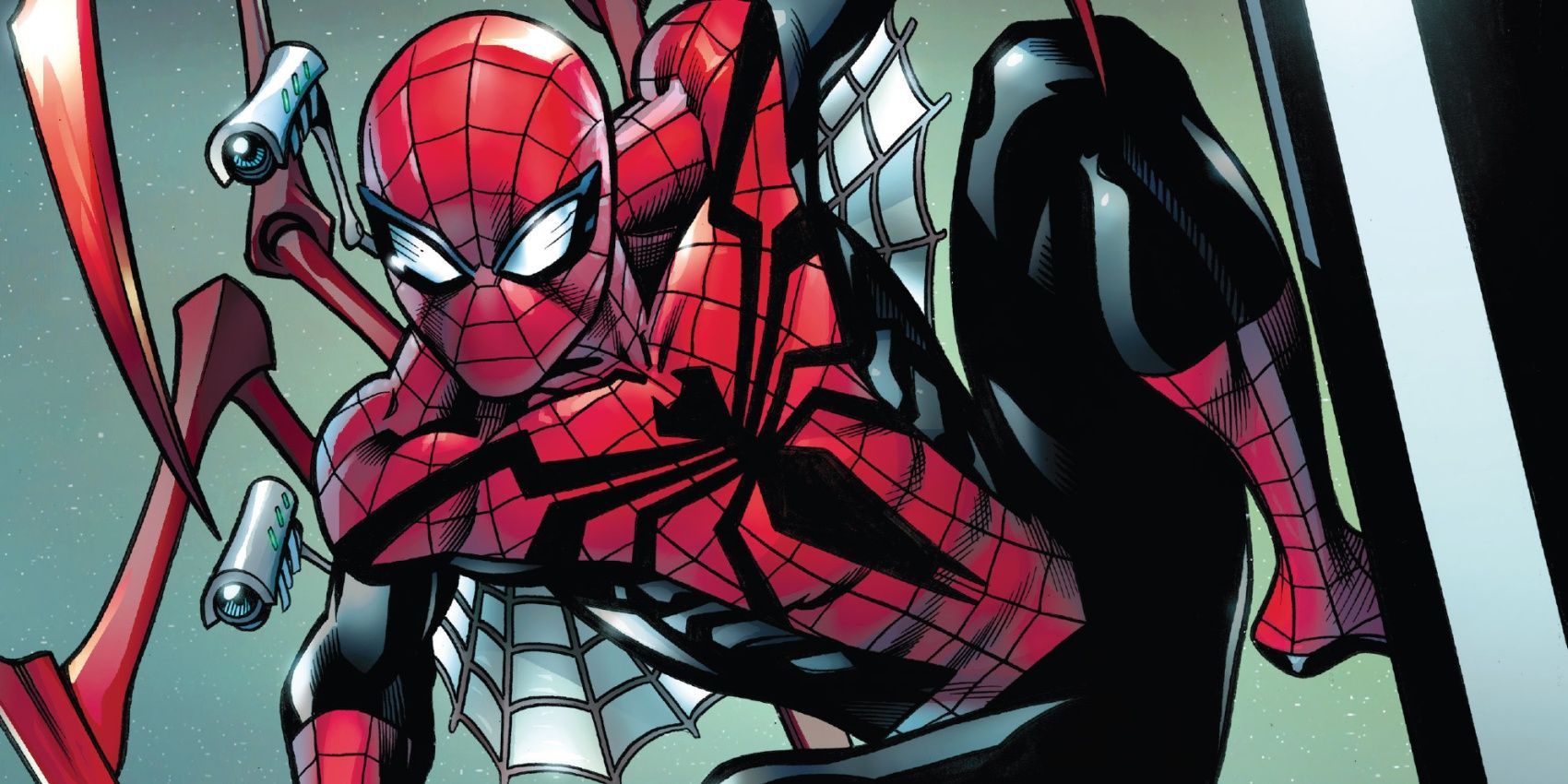 Superior Spider-Man utilise des bras d'araignée mécaniques et des gadgets