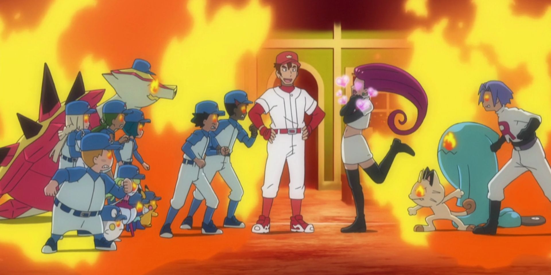 Pokemon Baseball Sun &amp; Moon Students versus Team Rocket