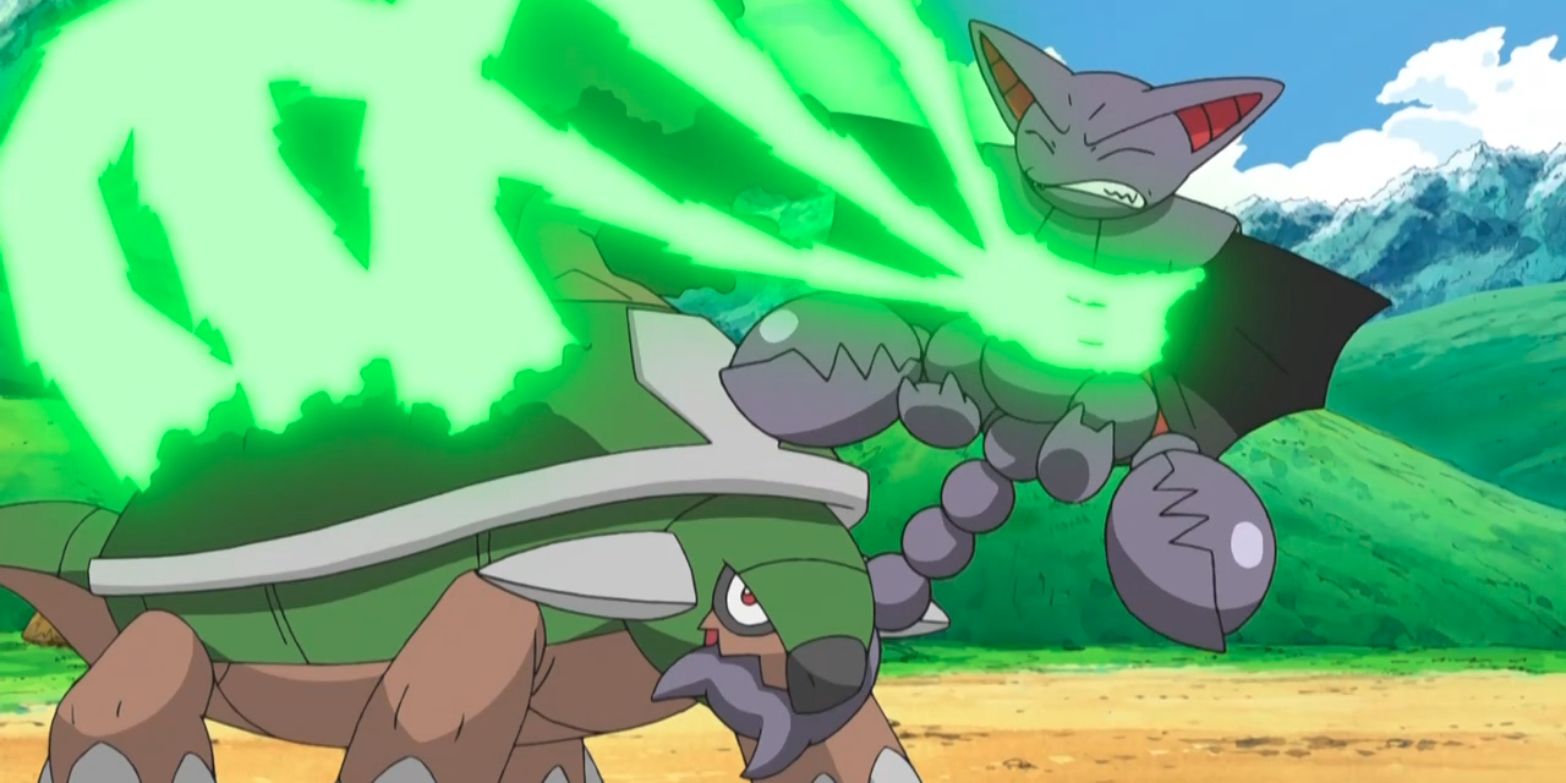 Anime Pokemon Torterra Energy Attack